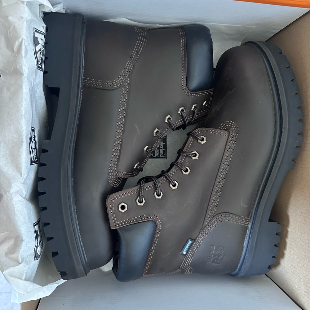 Timberland Men's Direct Attach 6" Waterproof Work Boot BRAND NEW